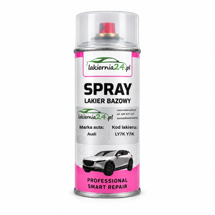Lakier samochodowy Audi LY7K Y7K baza w sprayu 400 ml