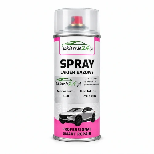 Lakier samochodowy Audi LY6R Y6R baza w sprayu 400 ml