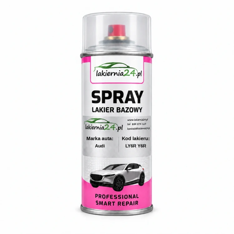 Lakier samochodowy Audi LY6R Y6R baza w sprayu 400 ml
