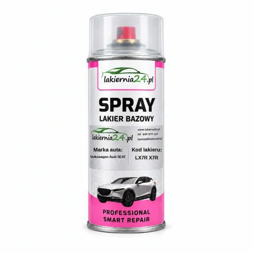 Lakier samochodowy Volkswagen Audi SEAT LX7R X7R baza w sprayu 400 ml