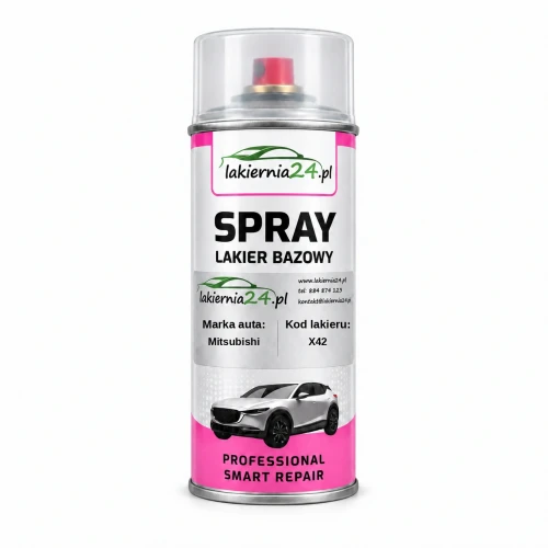 Lakier samochodowy Mitsubishi X42 baza w sprayu 400 ml