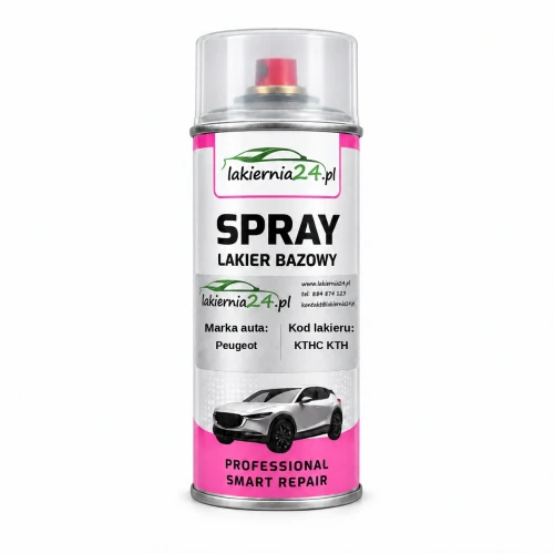 Lakier samochodowy Peugeot KTHC KTH baza w sprayu 400 ml