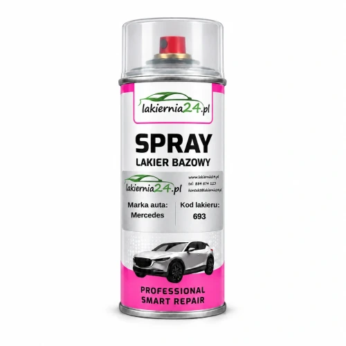 Lakier samochodowy Mercedes 693 baza w sprayu 400 ml