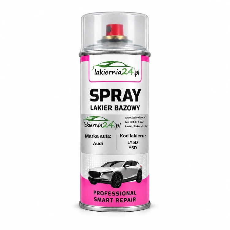 Lakier samochodowy Audi LY5D Y5D baza w sprayu 400 ml