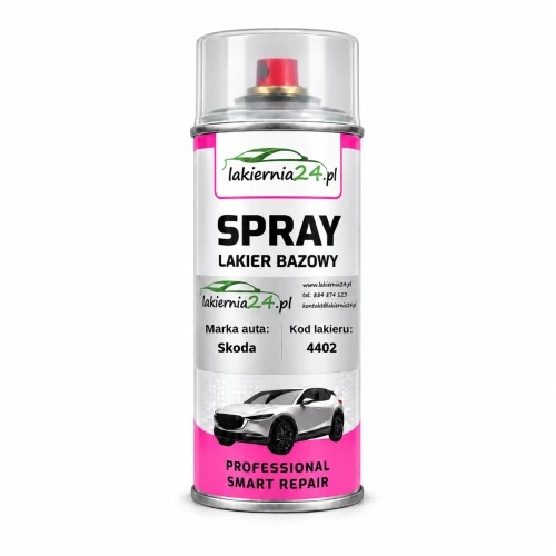 Lakier samochodowy Skoda 4402 baza w sprayu 400 ml