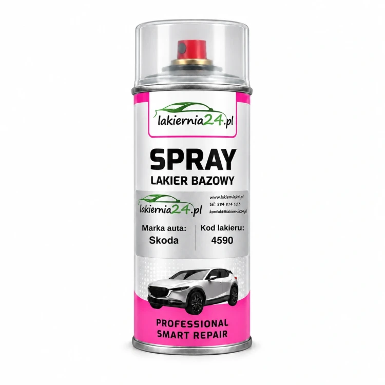 Lakier samochodowy Skoda 4590 baza w sprayu 400 ml