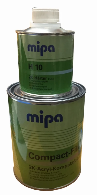 MIPA Compactfiller 4:1 jasnoszary podkład wypełniający 1 l z utwardzaczem