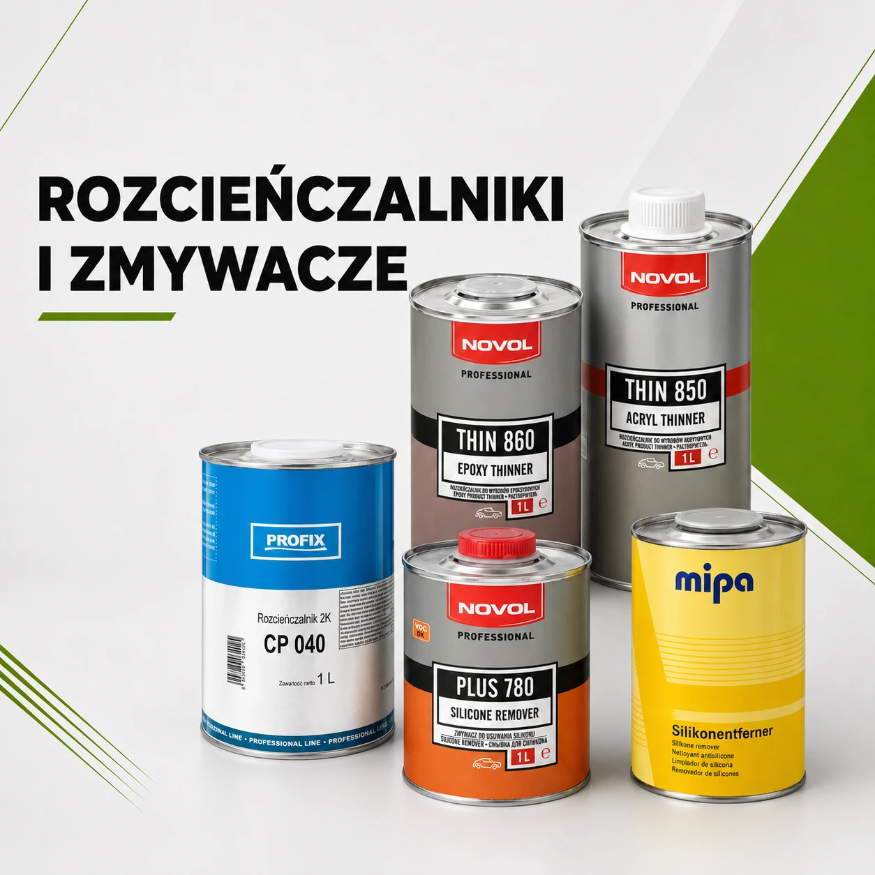rozcieńczalniki i zmywacze