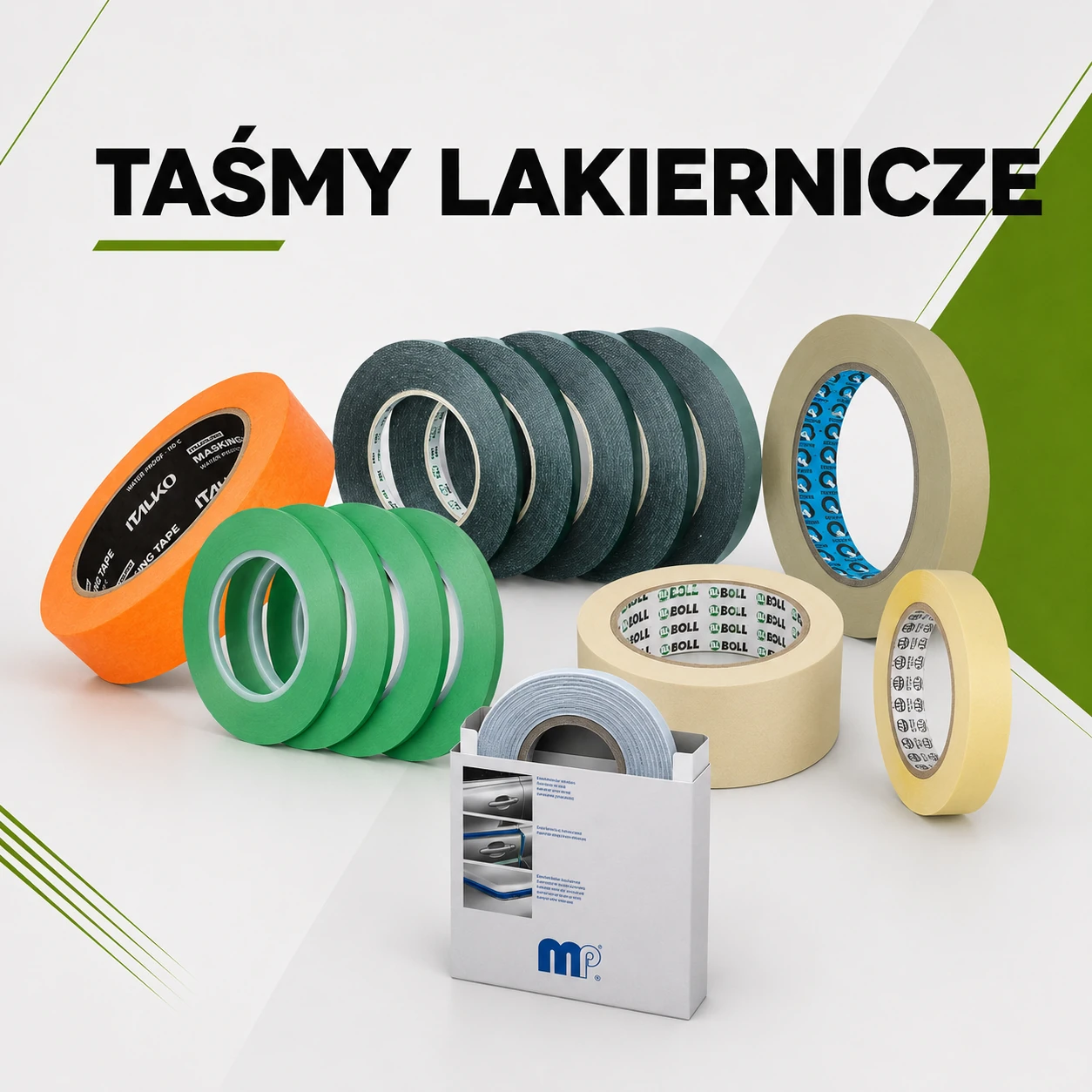 taśmy lakiernicze maskujące