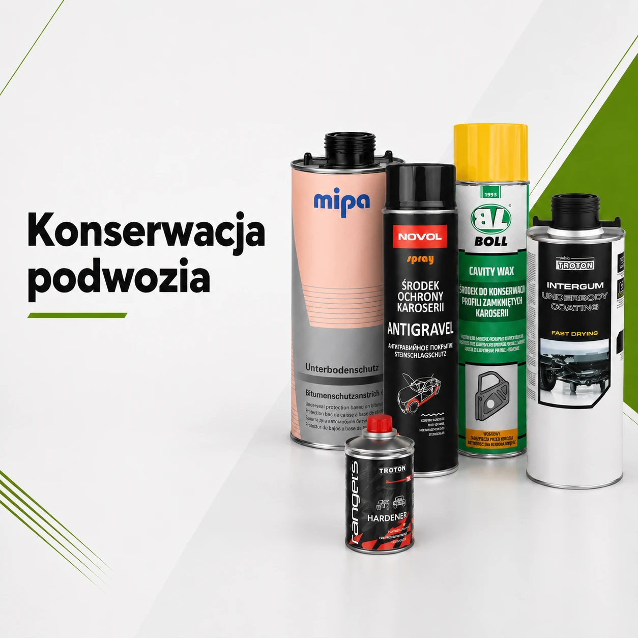 środki do konserwacji podwozia