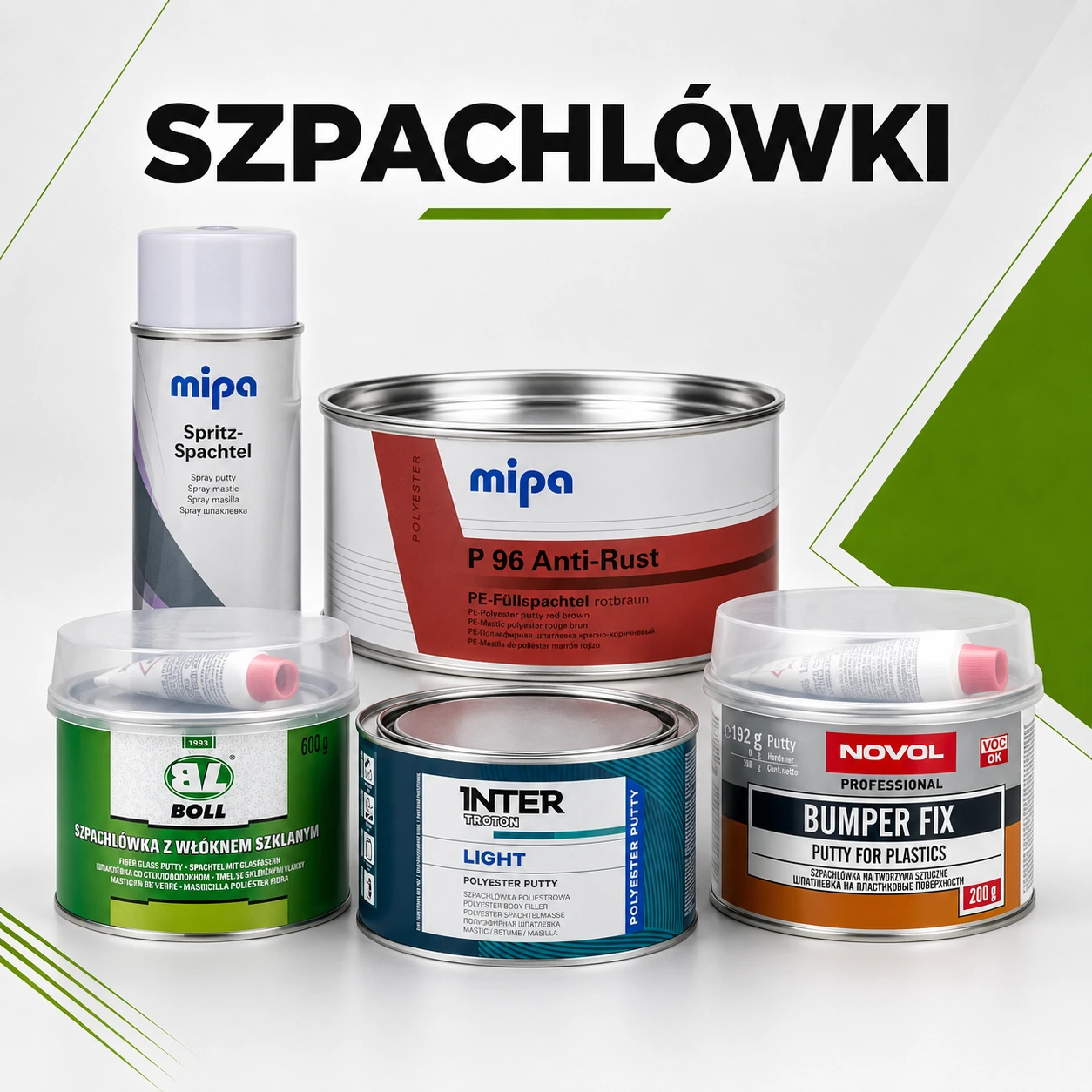 szpachlówki samochodowe
