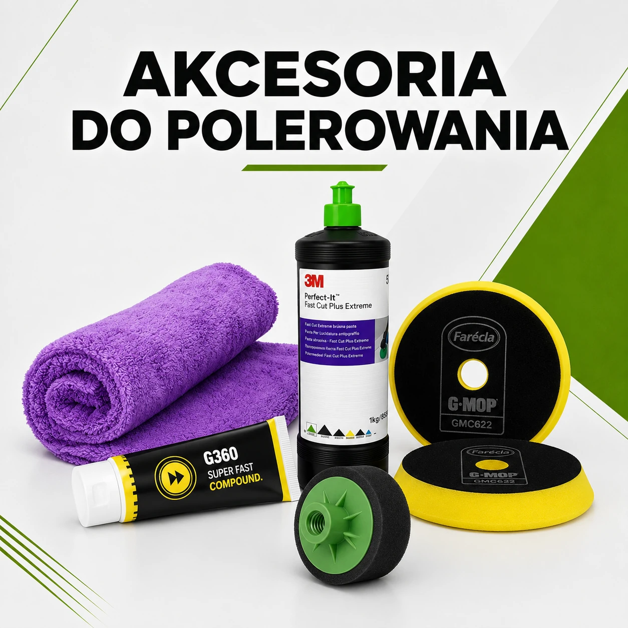 akcesoria do polerowania auta